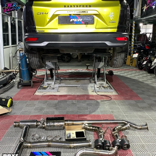 PÔ PER EXHASUT CHO HONDA CRV 1.5 TURBO 