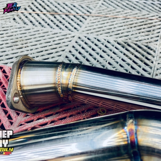 PER exhaust đi style giấu pô trên KIA K3 