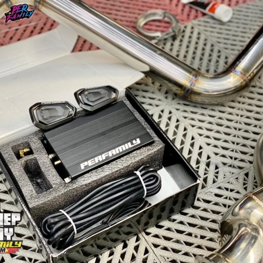 PER exhaust đi style giấu pô trên KIA K3 