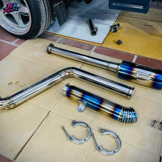 Suzuki Carry lên Pô PER exhaust