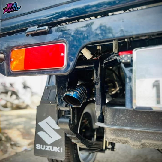 Suzuki Carry lên Pô PER exhaust