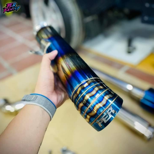 Suzuki Carry lên Pô PER exhaust